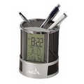 Howard Miller Desk Mate pencil cup and desk alarm clock